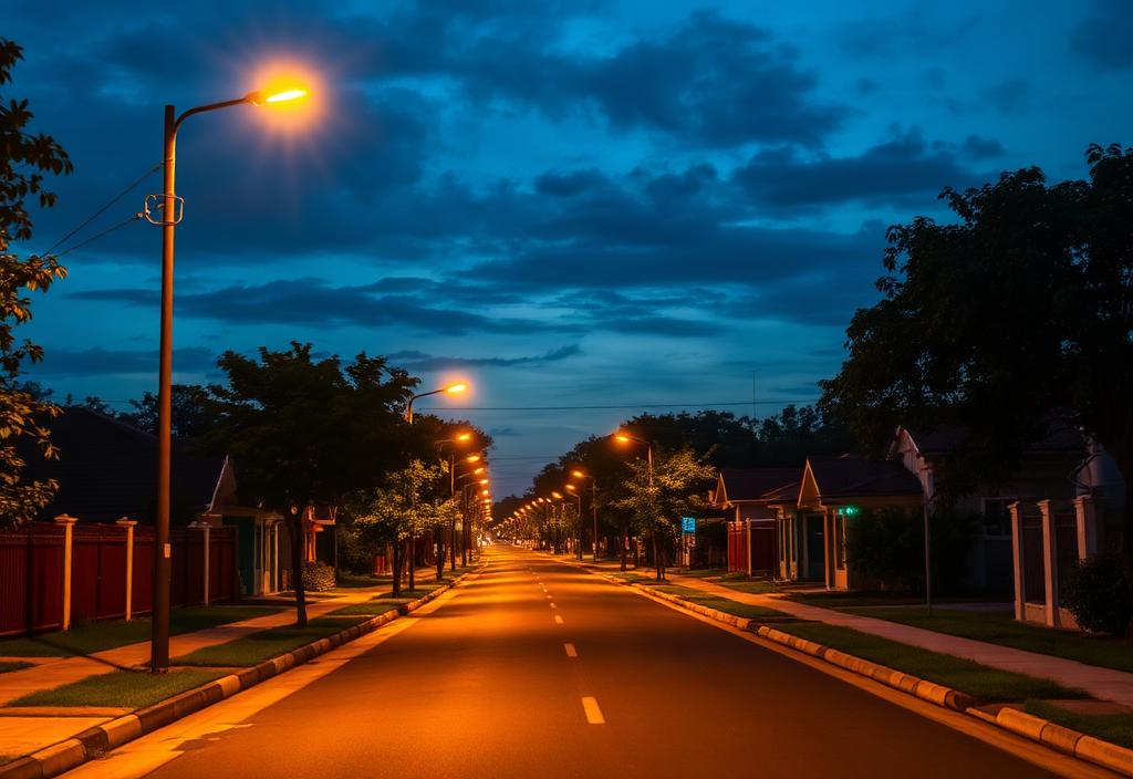 Iluminação no Cabral