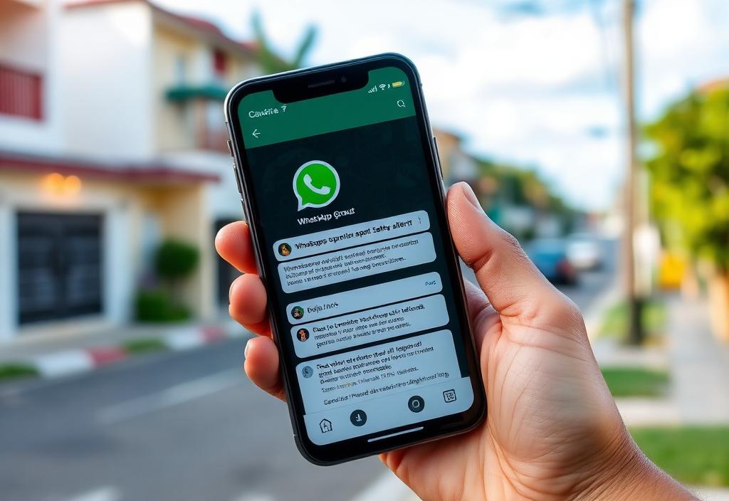 Rede de Vizinhos protegidos - Grupos de WhatsApp: Alerta entre vizinhos